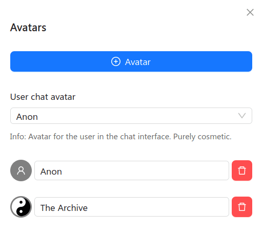 Avatars