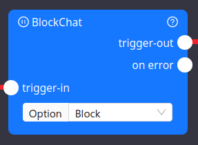 BlockChat node